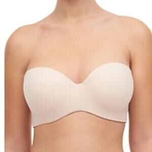Chantelle Norah Strapless Bra Beige Size 36 D